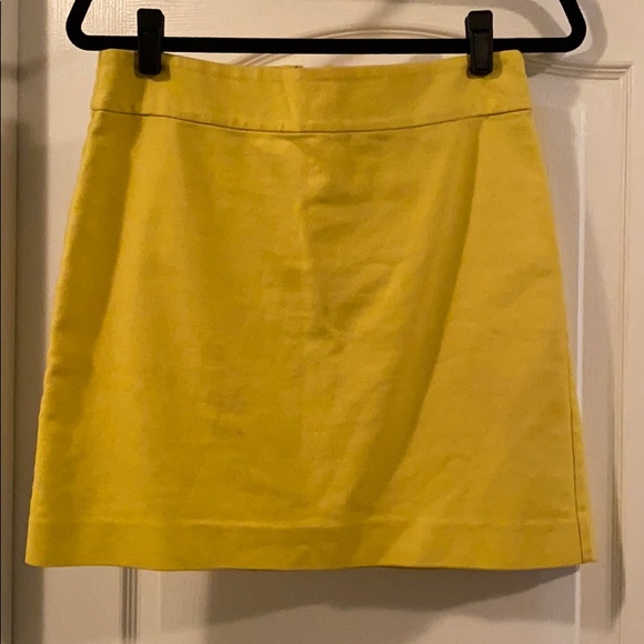 Loft by Ann Taylor yellow skirt - Picture 1 of 2